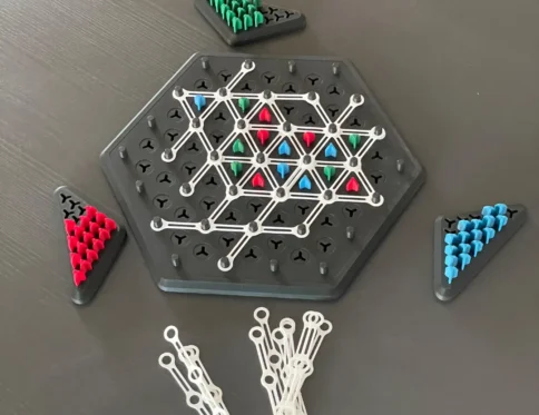 Chain Chess Rubber Band Triangle Game