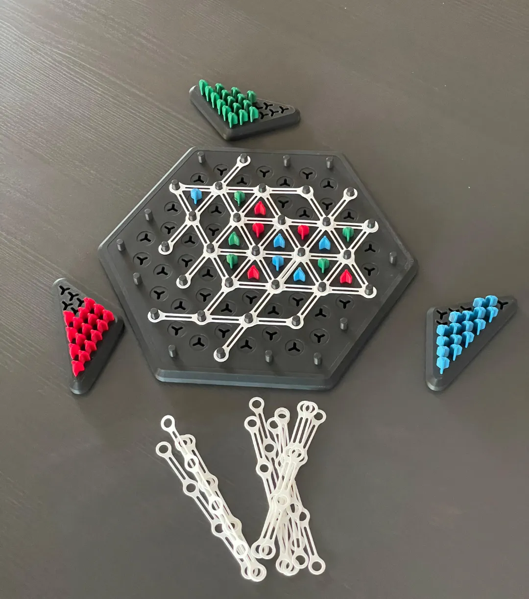 Chain Chess Rubber Band Triangle Game