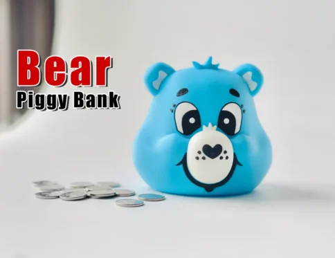 Cute Bear Piggy Bank – Fun & Adorable Savings Buddy