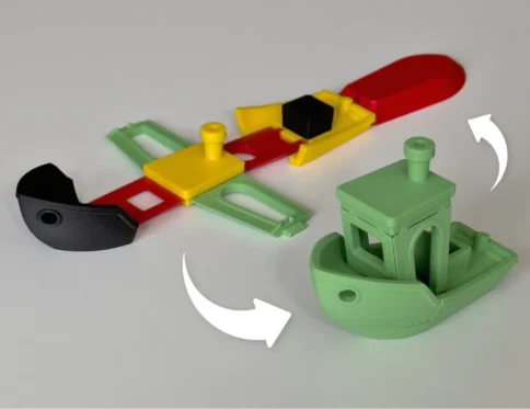 Folding Benchy Puzzle – Build, Fold & Play