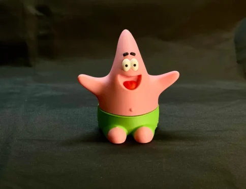 Rotating Fidget Patrick Star – Eco-Friendly Stress Relief Toy
