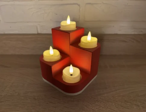 Modern Tealight Holder – Elegant Showpiece & Gift Item