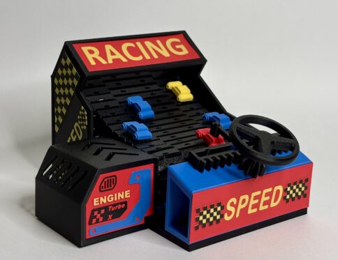 Mini Arcade Steering Car Toy