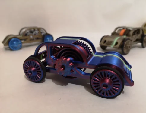 Simple Spring Pullback Car – Classic Fun in Motion